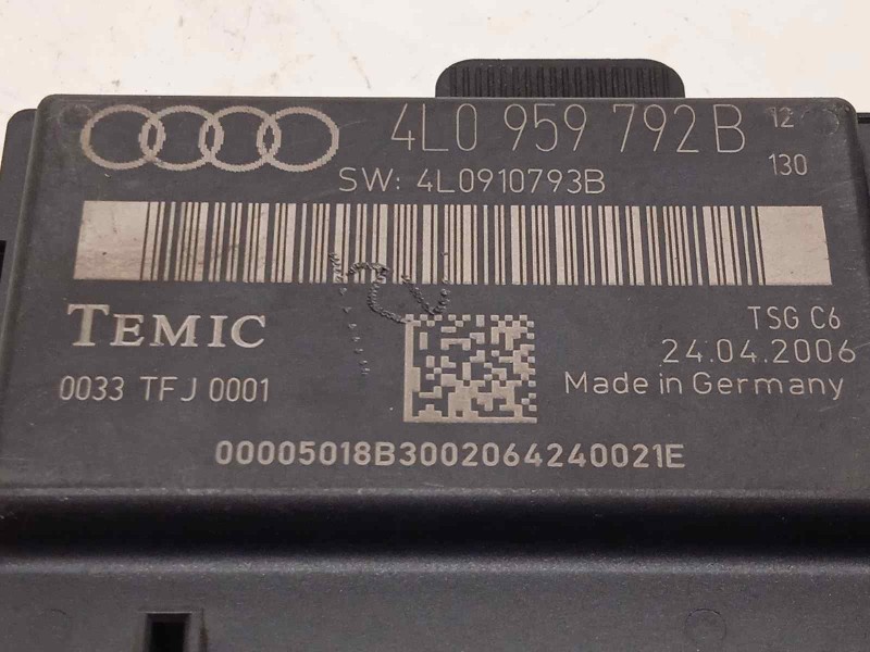 Recambio de modulo confort para audi q7 (4l) 3.0 tdi referencia OEM IAM 4L0959792B  