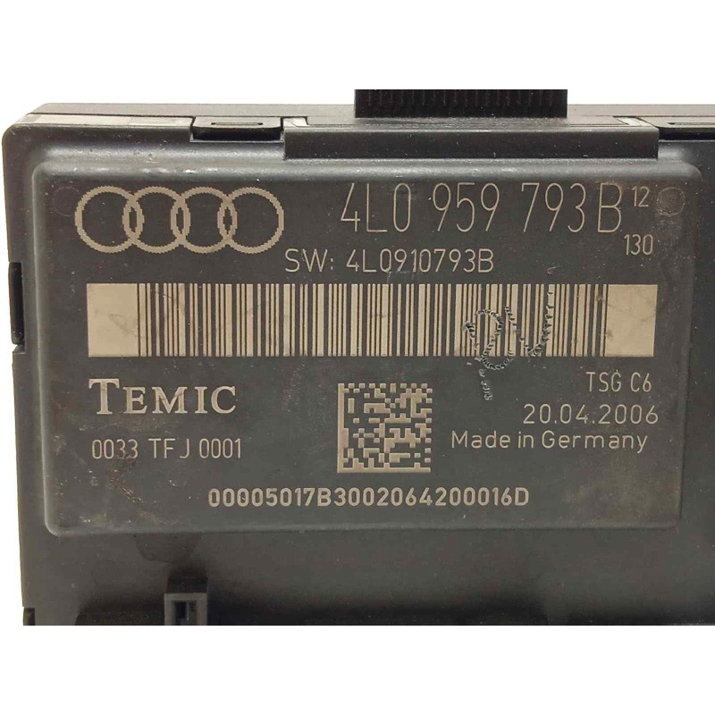 Recambio de modulo confort para audi q7 (4l) 3.0 tdi referencia OEM IAM 4L0959793B  