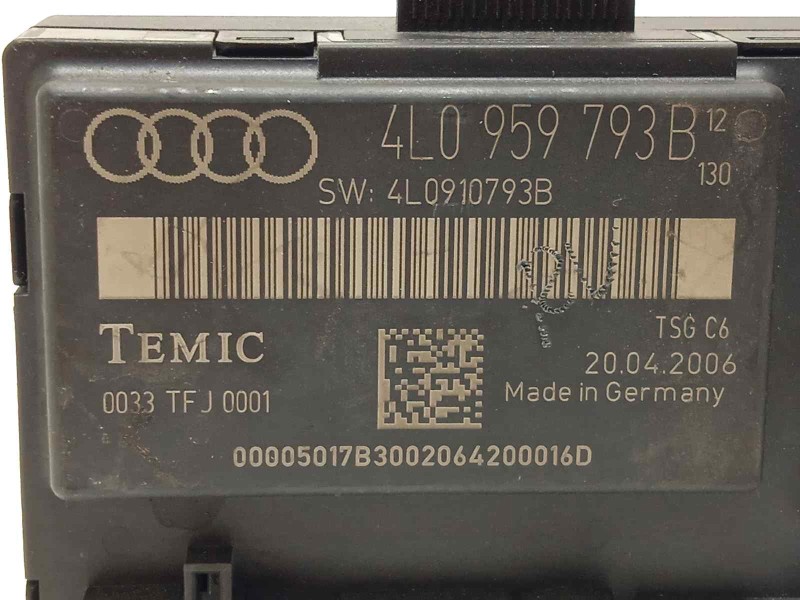 Recambio de modulo confort para audi q7 (4l) 3.0 tdi referencia OEM IAM 4L0959793B  