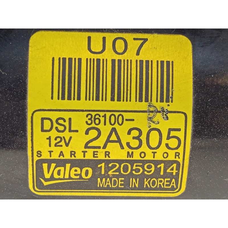 Recambio de motor arranque para hyundai i30 (gd) 1.6 crdi cat referencia OEM IAM 361002A305  