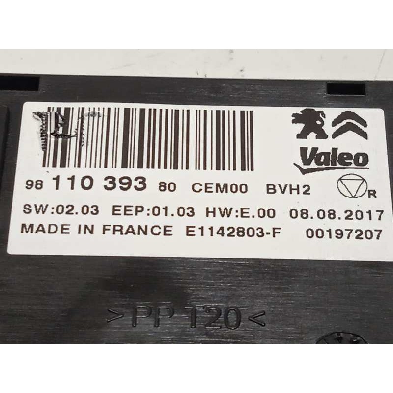 Recambio de modulo electronico para citroën c3 aircross feel referencia OEM IAM 9811039380  