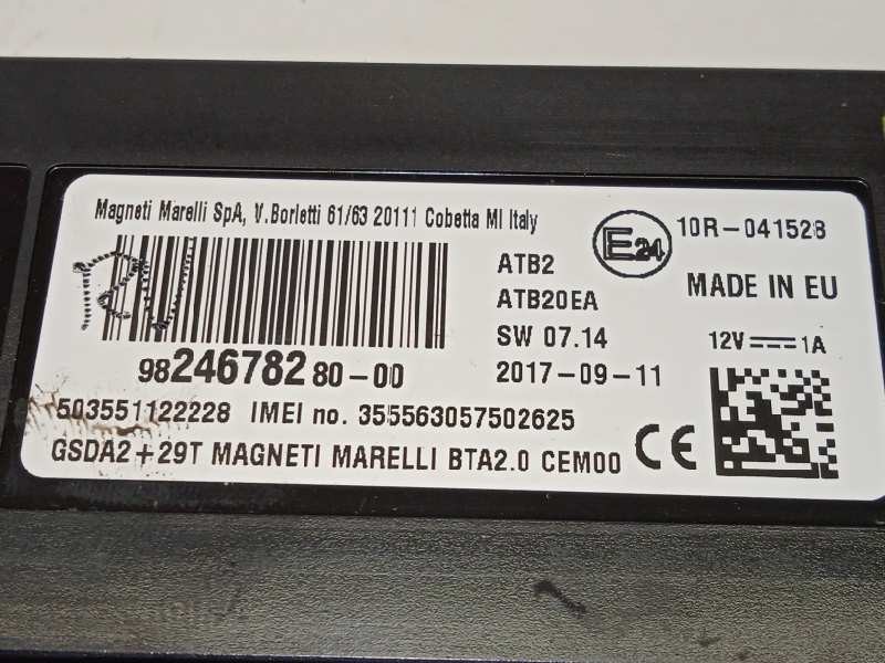 Recambio de modulo electronico para citroën c3 aircross feel referencia OEM IAM 9824678280  