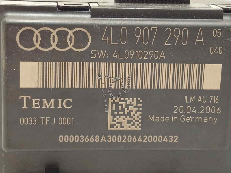 Recambio de modulo confort para audi q7 (4l) 3.0 tdi referencia OEM IAM 4L0907290A  