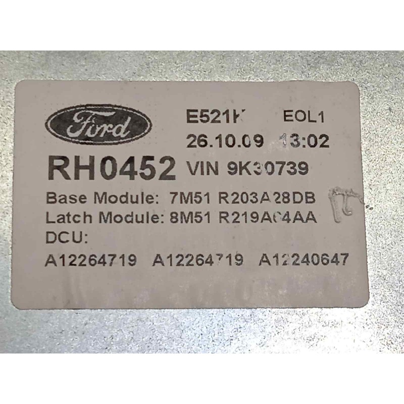 Recambio de elevalunas delantero derecho para ford kuga (cbv) trend referencia OEM IAM 7M51R045H16A  