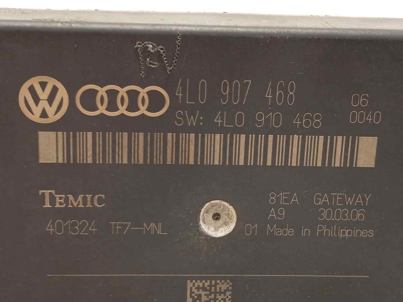 Recambio de modulo electronico para audi q7 (4l) 3.0 tdi referencia OEM IAM 4L0907468  