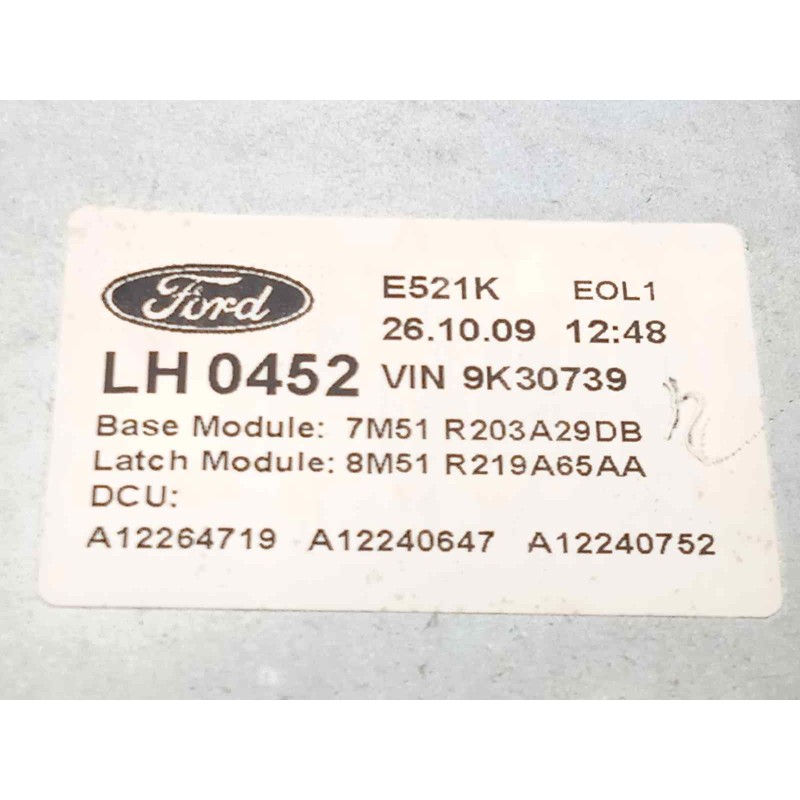 Recambio de elevalunas delantero izquierdo para ford kuga (cbv) trend referencia OEM IAM 7M51R045H17A  