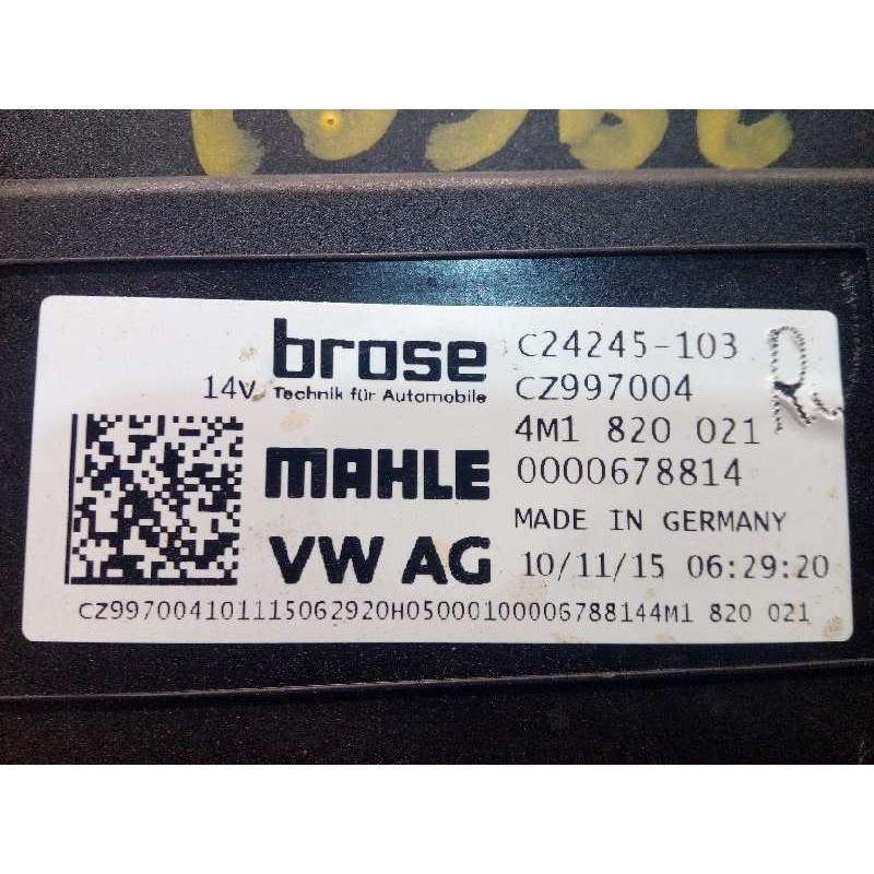 Recambio de motor calefaccion para audi a4 berlina (8w2) 2.0 16v tdi referencia OEM IAM 4M1820021  