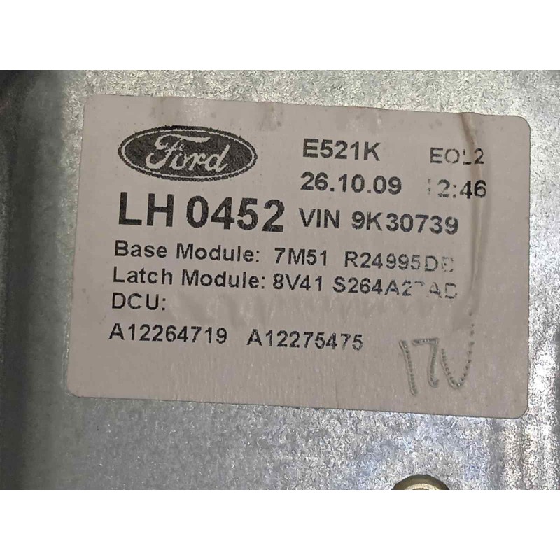 Recambio de elevalunas trasero izquierdo para ford kuga (cbv) trend referencia OEM IAM 7M51R045H23A  