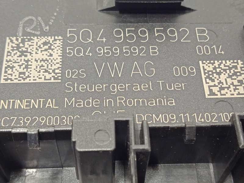 Recambio de centralita confort para skoda octavia combi (5e5) 2.0 tdi referencia OEM IAM 5Q495592B  