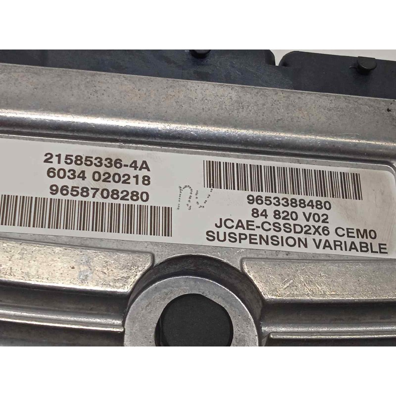 Recambio de centralita suspension para citroën c6 2.7 v6 hdi fap cat (uhz / dt17ted4) referencia OEM IAM 9653388480  9658708280