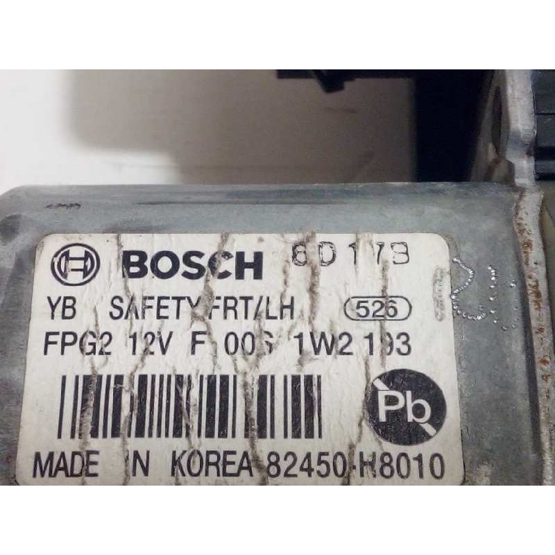 Recambio de elevalunas delantero izquierdo para kia rio (yb) 1.2 cat referencia OEM IAM 82450H8010  82401H8110