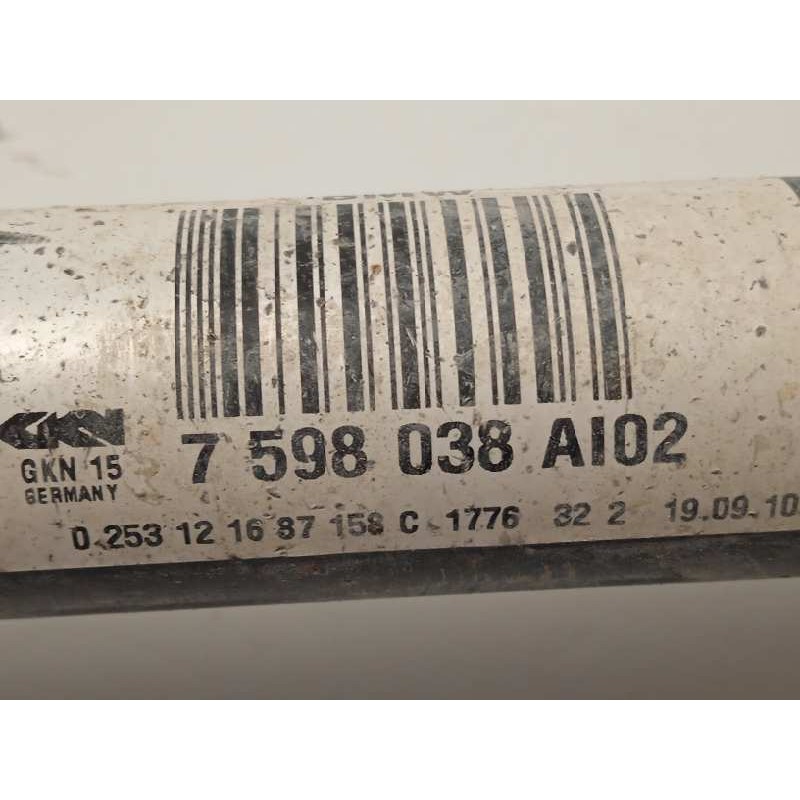 Recambio de transmision trasera derecha para bmw x3 (f25) xdrive 20d referencia OEM IAM 7598038  33207598038