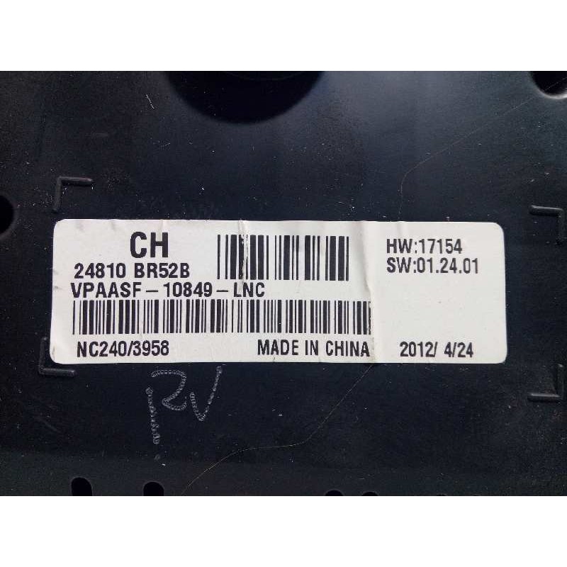 Recambio de cuadro instrumentos para nissan qashqai (j10) 1.6 dci turbodiesel cat referencia OEM IAM 24810BR52B  