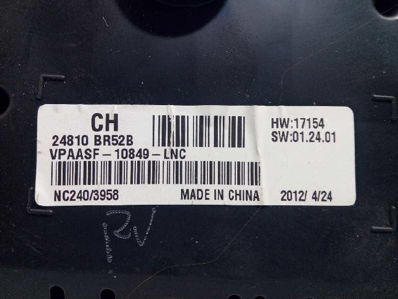 Recambio de cuadro instrumentos para nissan qashqai (j10) 1.6 dci turbodiesel cat referencia OEM IAM 24810BR52B  