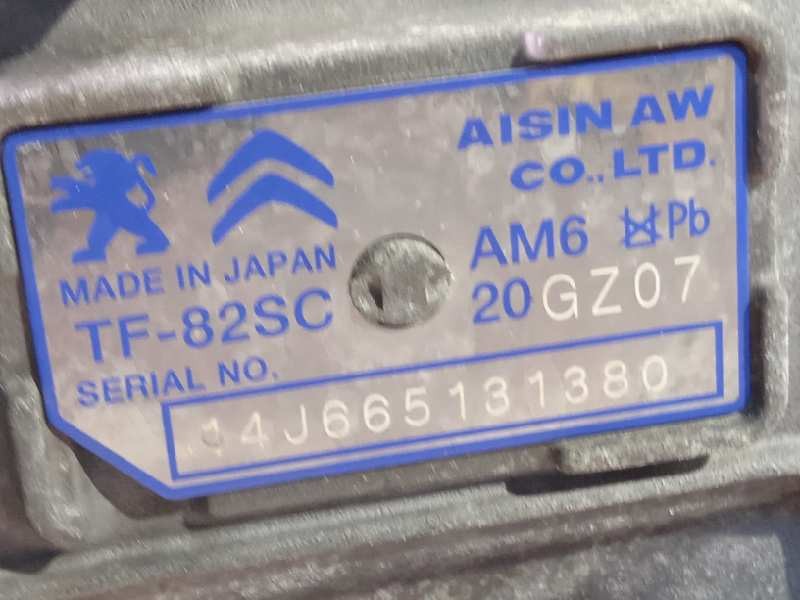 Recambio de caja cambios para peugeot 508 allure referencia OEM IAM 20GZ07 9808583080 TF82SC