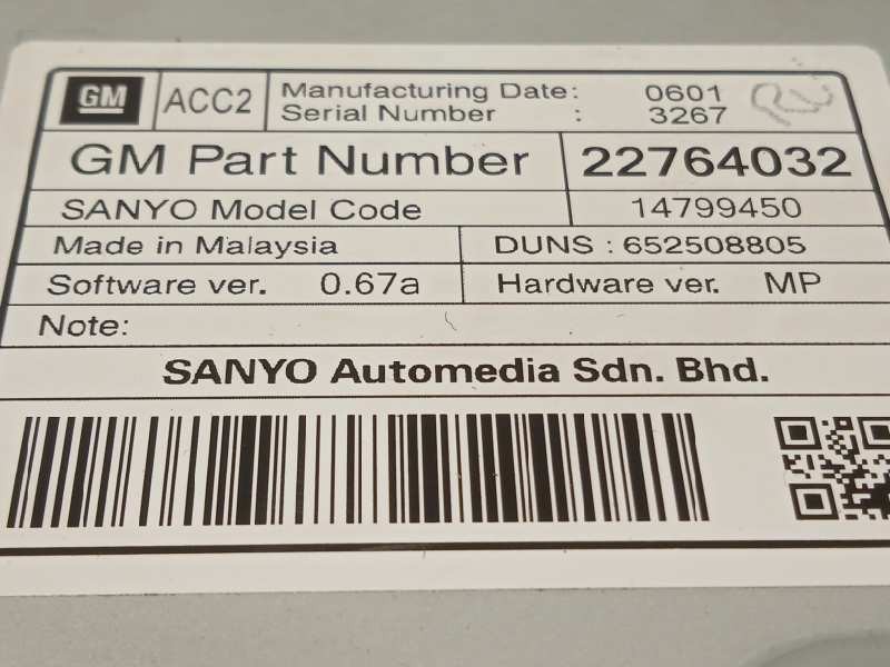 Recambio de pantalla multifuncion para opel astra j lim. sport referencia OEM IAM 22764032  