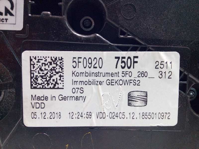 Recambio de cuadro instrumentos para seat ateca (kh7) 1.5 16v tsi act referencia OEM IAM 5F0920750F  