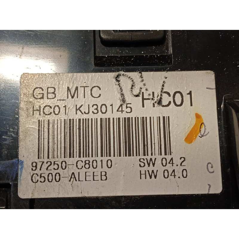 Recambio de mando calefaccion / aire acondicionado para hyundai i20 active 1.4 referencia OEM IAM 97250C8010  