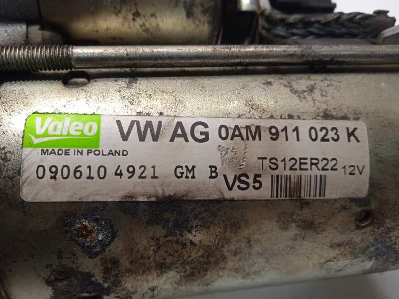 Recambio de motor arranque para volkswagen polo (6r1) gti referencia OEM IAM 0AM911023K  TS12ER22