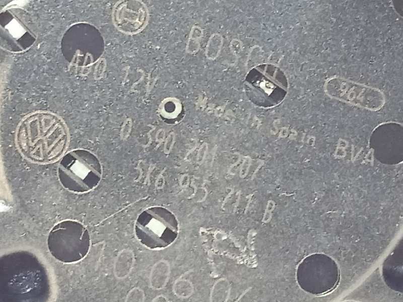 Recambio de motor limpia trasero para volkswagen polo (6r1) gti referencia OEM IAM 5K6955711B  0390201207