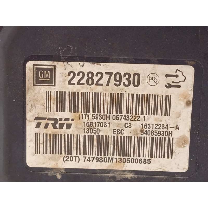 Recambio de abs para opel insignia berlina selective referencia OEM IAM 22827930 16312234A 16817031