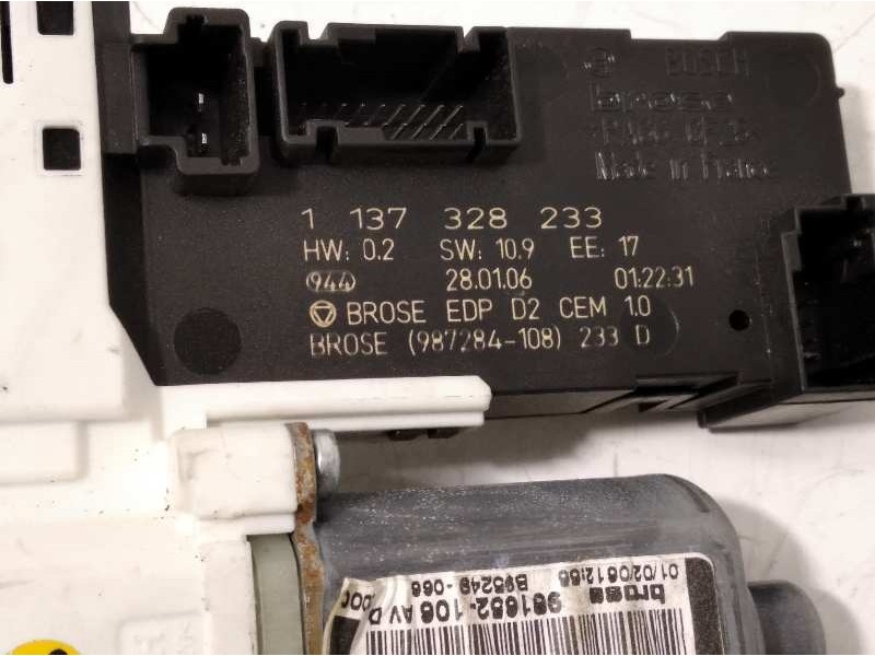 Recambio de elevalunas delantero derecho para peugeot 407 coupe 2.2 cat referencia OEM IAM 9662062180 1137328233 0130822259