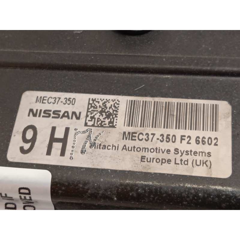 Recambio de centralita motor uce para nissan micra (k12e) 1.4 cat referencia OEM IAM MEC37350  MEC37350F26602