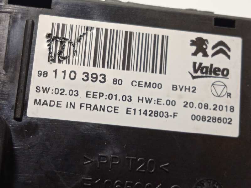 Recambio de modulo electronico para citroën c4 cactus shine referencia OEM IAM 9811039380  