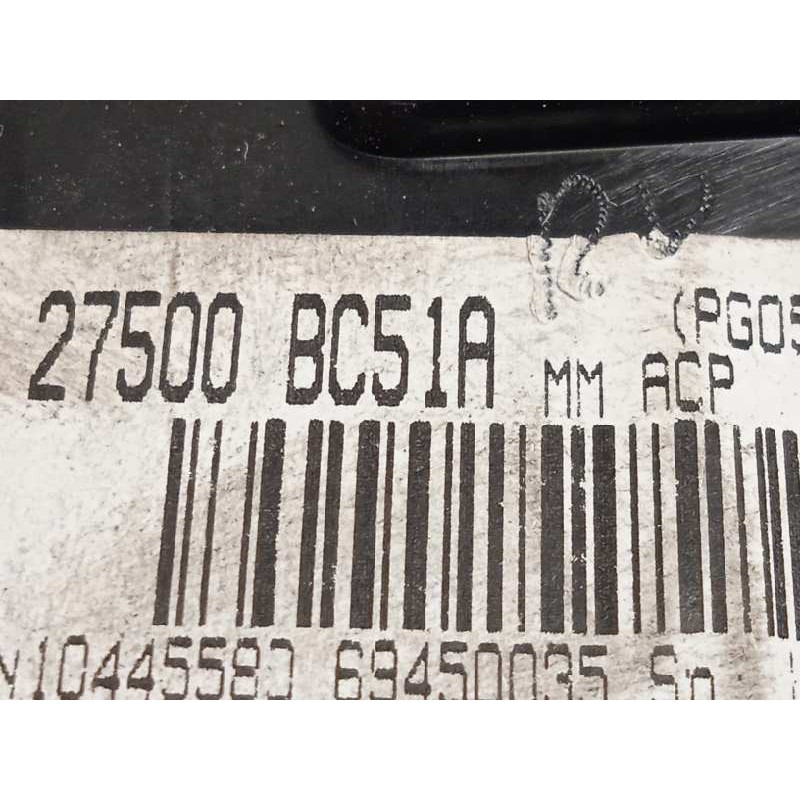 Recambio de mando climatizador para nissan micra (k12e) 1.4 cat referencia OEM IAM 27500BC51A  