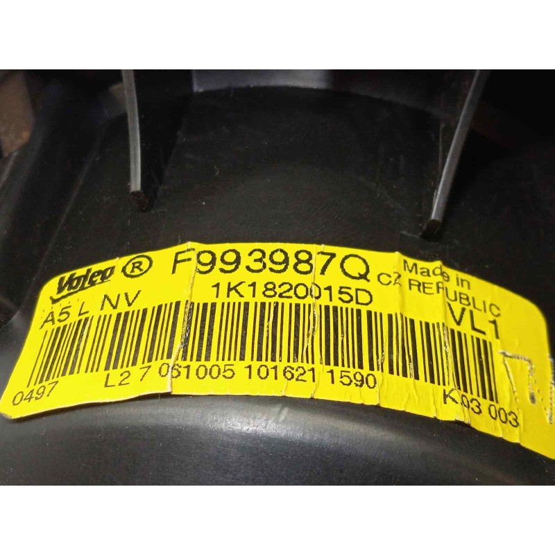 Recambio de motor calefaccion para seat altea (5p1) reference referencia OEM IAM 1K1820015D  3C0907521