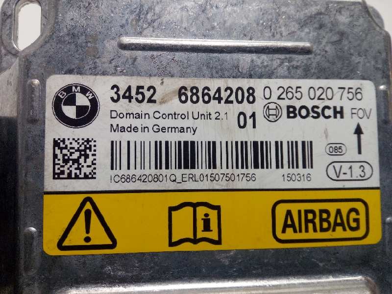 Recambio de centralita airbag para bmw serie 4 coupe (f32) 420d referencia OEM IAM 34526864208  0265020756