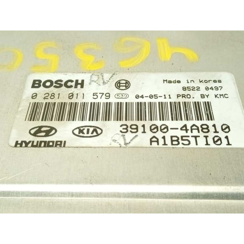 Recambio de centralita motor uce para kia sorento 2.5 crdi ex referencia OEM IAM 391004A810  0281011579