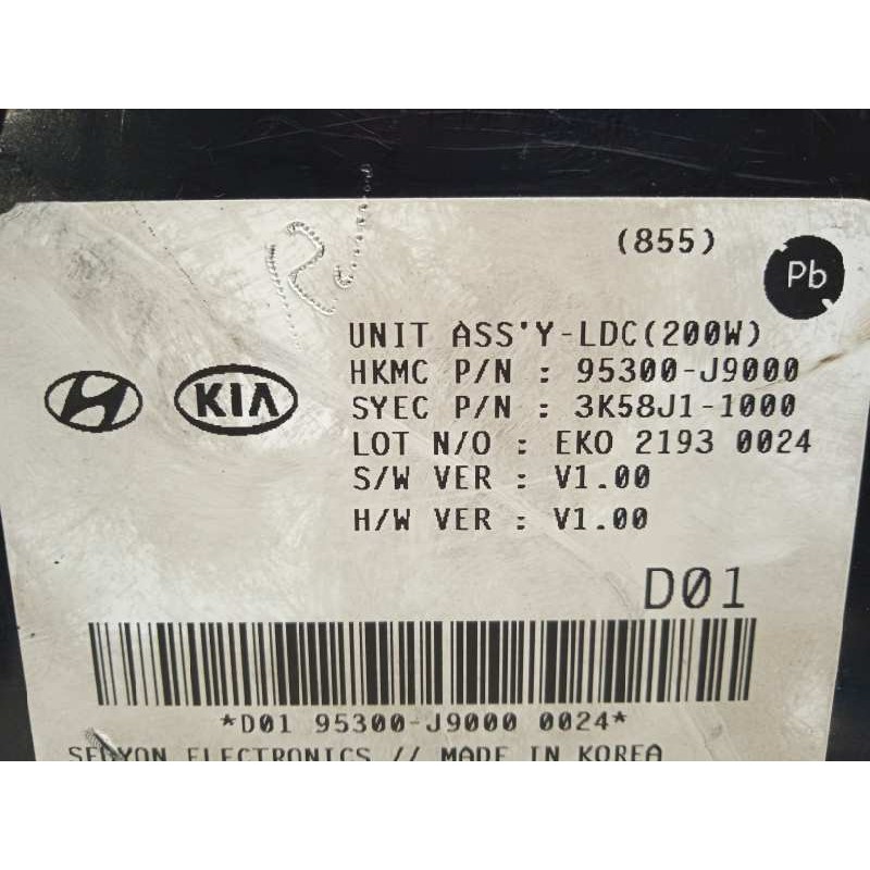 Recambio de modulo electronico para hyundai kona 1.0 tgdi cat referencia OEM IAM 95300J9000  