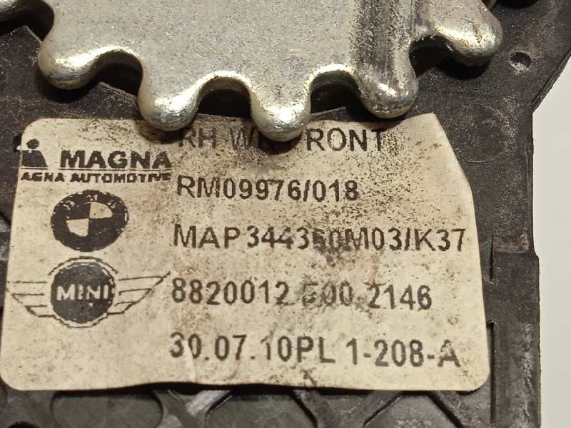 Recambio de elevalunas delantero derecho para mini mini (r56) cooper d referencia OEM IAM 51332756084  67622757044