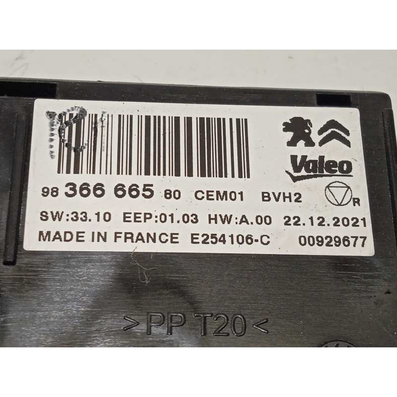 Recambio de modulo electronico para citroën c3 aircross feel referencia OEM IAM 9836666580  