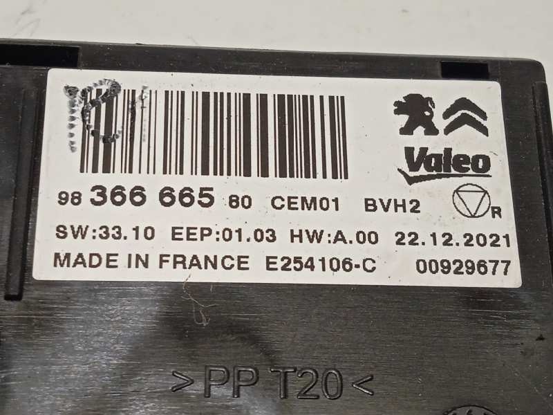 Recambio de modulo electronico para citroën c3 aircross feel referencia OEM IAM 9836666580  