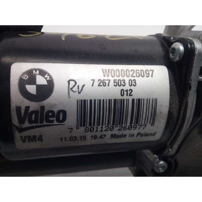 Recambio de motor limpia delantero para bmw serie 4 coupe (f32) 420d referencia OEM IAM 7267503  