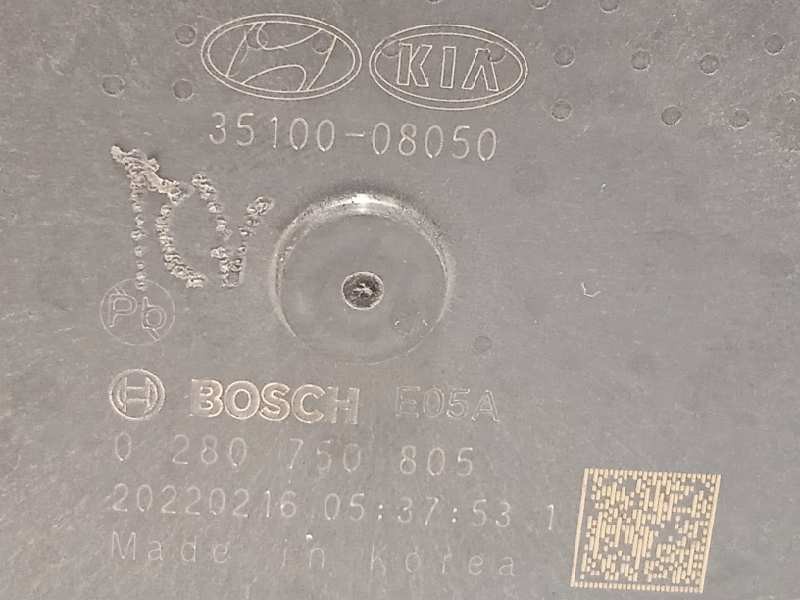 Recambio de caja mariposa para kia stonic (ybcuv) 1.2 cat referencia OEM IAM 3510008050  0280750805