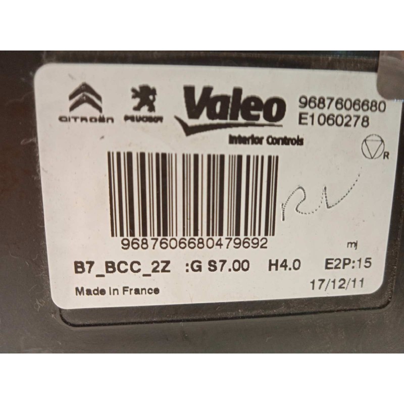 Recambio de centralita confort para citroën c4 lim. collection referencia OEM IAM 9687606680  