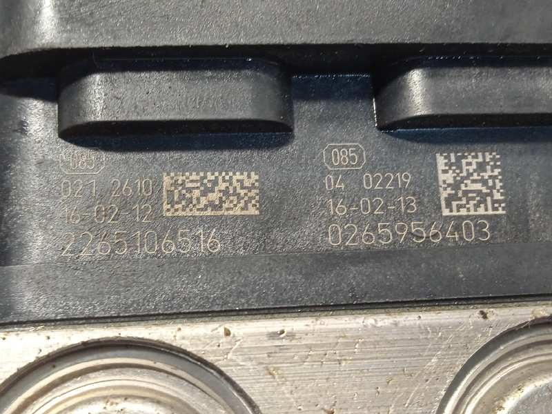 Recambio de abs para dacia sandero stepway referencia OEM IAM 476601203R 0265956403 269722