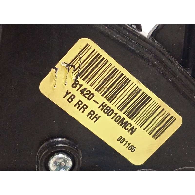 Recambio de cerradura puerta trasera derecha para kia stonic (ybcuv) 1.2 cat referencia OEM IAM 81420H8010  81420H8010MCN