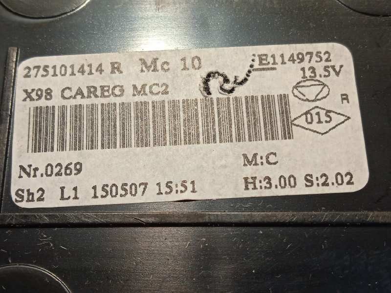 Recambio de mando climatizador para renault clio iv 0.9 tce referencia OEM IAM 275101414R  