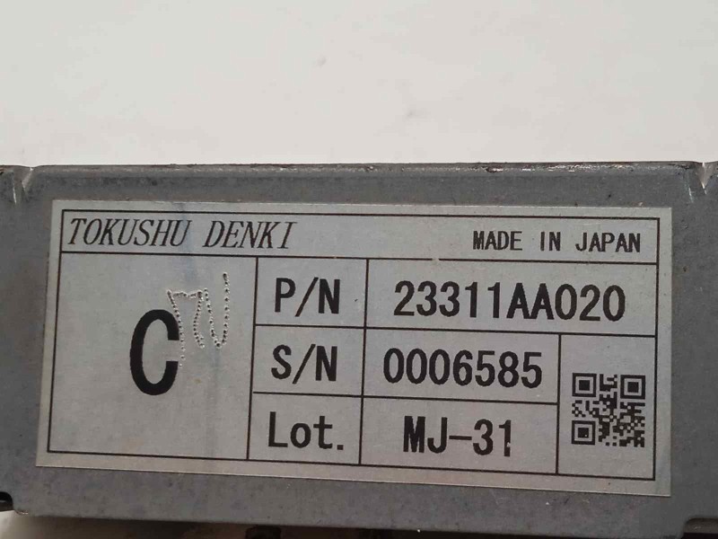 Recambio de modulo electronico para subaru impreza g13 1.6 cat referencia OEM IAM 23311AA020  