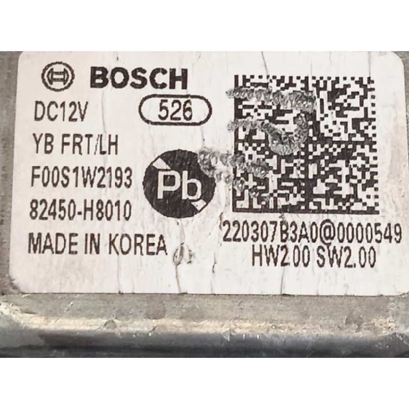 Recambio de elevalunas delantero izquierdo para kia stonic (ybcuv) 1.2 cat referencia OEM IAM 82450H8010  