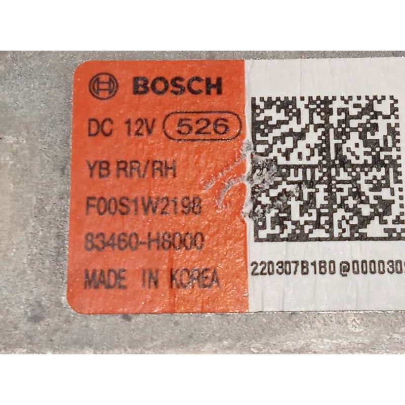 Recambio de elevalunas trasero derecho para kia stonic (ybcuv) 1.2 cat referencia OEM IAM 83460H8000  83402H8100