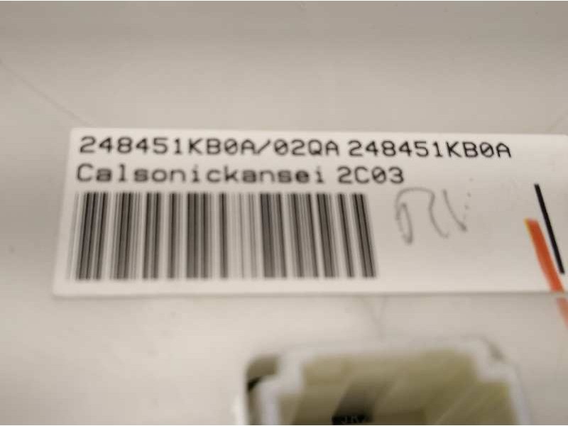 Recambio de mando climatizador para nissan juke (f15) 1.5 turbodiesel cat referencia OEM IAM 248451KB0A  