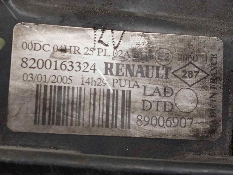 Recambio de faro derecho para renault laguna ii (bg0) authentique referencia OEM IAM 8200163324  7701474501