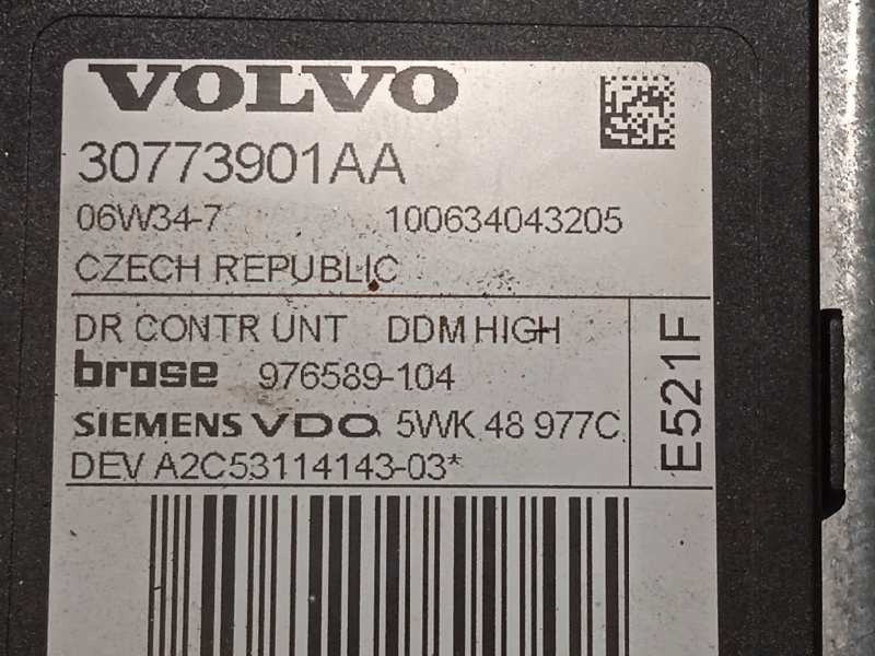 Recambio de elevalunas delantero izquierdo para volvo s40 berlina 2.0 diesel cat referencia OEM IAM 30710486  30773901AA