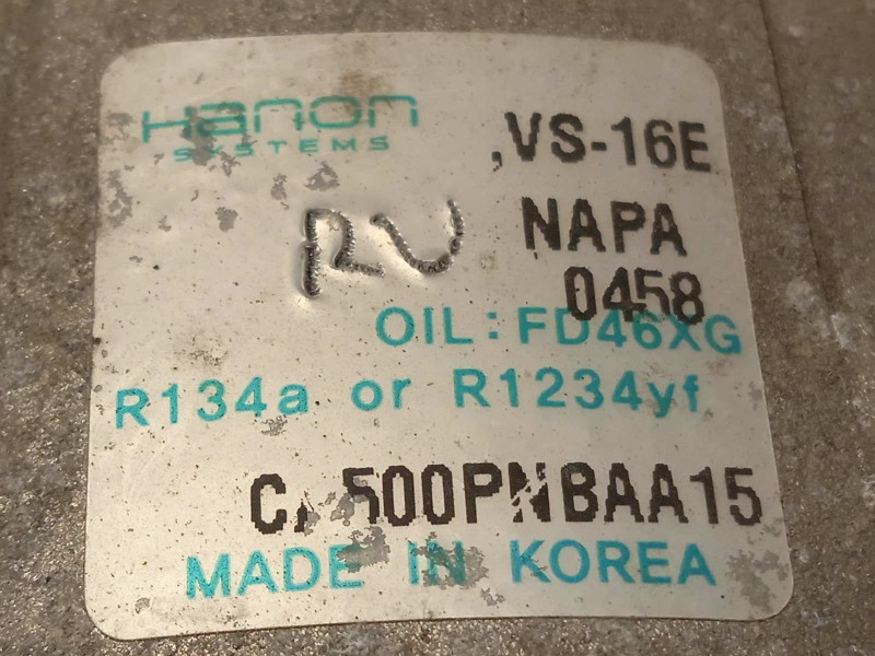 Recambio de compresor aire acondicionado para kia carens ( ) basic referencia OEM IAM CA500PNBAA15  97701A4101