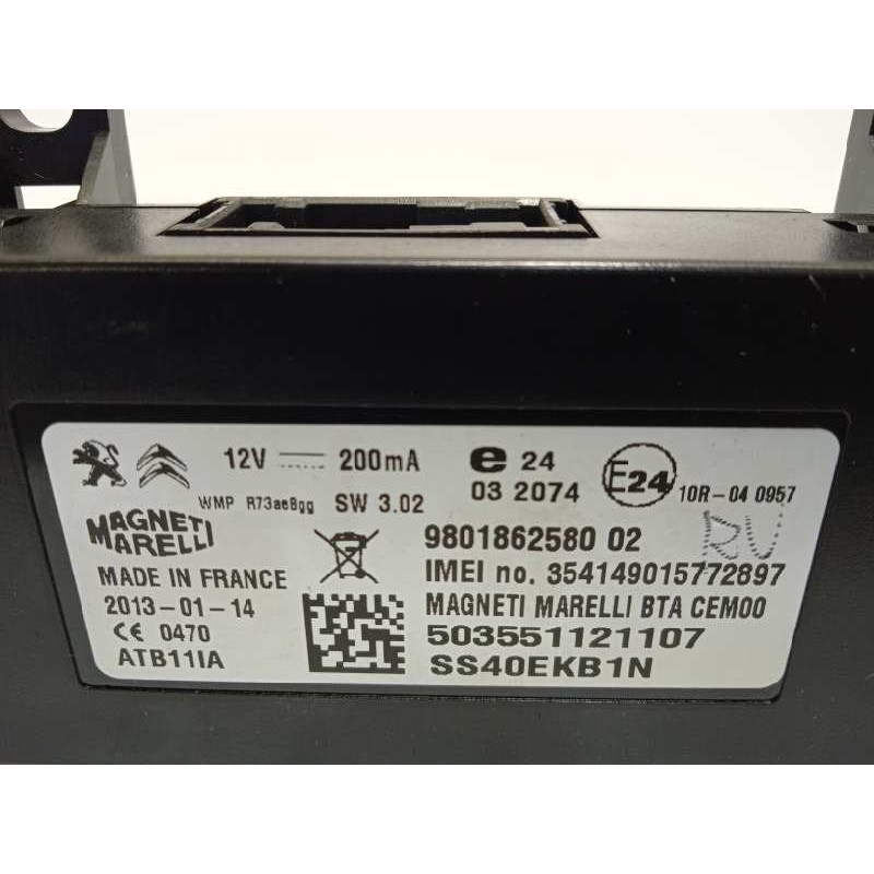 Recambio de modulo electronico para peugeot 508 2.0 16v hdi fap referencia OEM IAM 9801862580  